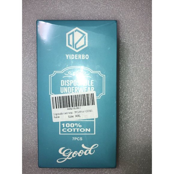 Men’s XXL Cotton Underwear Briefs- 7 Pairs White Disposable Size XXL - Picture 11 of 11